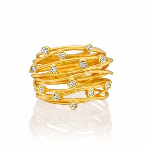 Constellation Diamond 14k Gold Ring - M753
