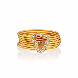 Heart Shape Diamond 14k Gold Ring - M3720