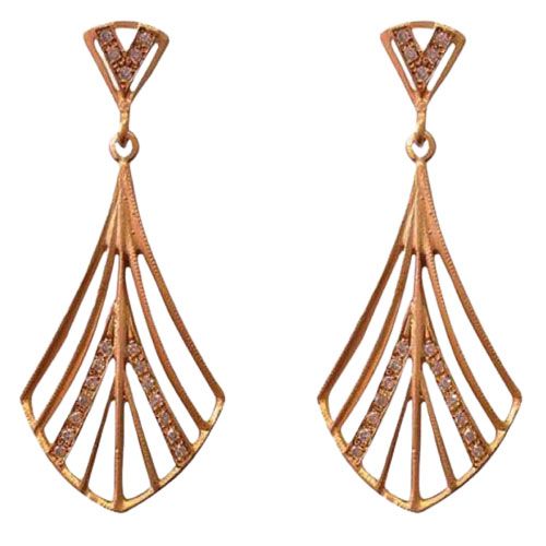 Marika Desert Gold 14k Gold Earring - 4876