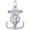 Mariner's Cross Charm Silver - 10-8163
