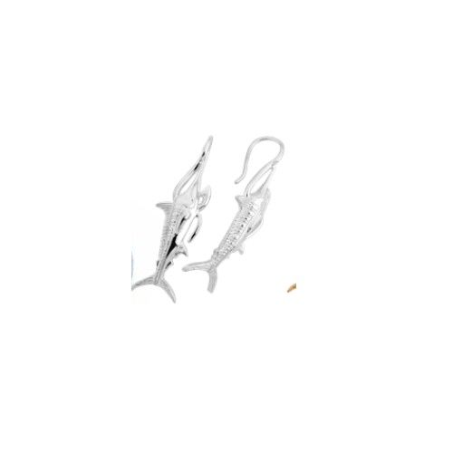 Marlin Fish Hook Earrings  - ESMLFH