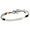 Marlin Hook Bracelet - Sterling Silver & 14K Gold 6mm 6.5 Inch