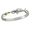 Marlin Hook Bracelet - Sterling Silver & 14K Gold 8mm 6.5 Inch