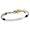 Marlin Hook Bracelet - Sterling Silver & 14K Yellow Gold 6mm 8.0 Inch