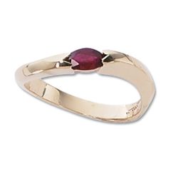 Marquis Yellow Gold Rings