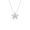 Marquise Diamond Flower Pendant 11mm, Hawaiian Inspired  Pendant, KPP-0019/ WG