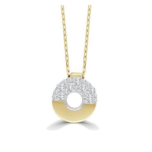 Medium Half Diamond Nebula Pendant