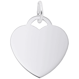 Medium Heart - 35 Series Charm - Sterling Silver - 10-8421-35