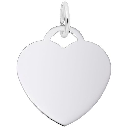 Medium Heart - Classic Charm - Sterling Silver - 10-8421