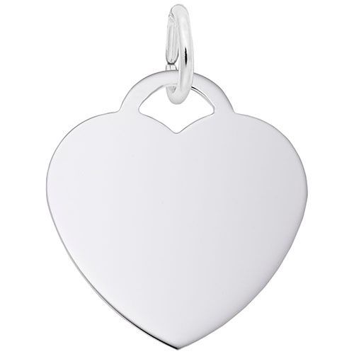 Medium Heart - Classic W/9152 Necklace  - Sterling Silver  - 28-8421-52-SS