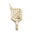 Medium Lettered Pickleball Paddle - Gold Plate - 10-1037-0-gp