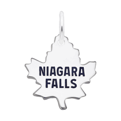 Medium Niagara Falls Maple Leaf Charm - 10-1708