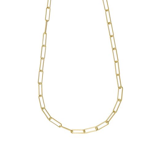 Medium Paperclip Necklace - 14K Yellow Gold - 33-0310-18-14k