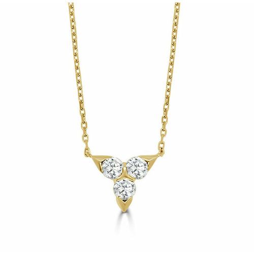 Medium  Trilogy  Collection All Diamond Pendant