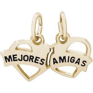Mejores Amigas Charm - 10K Gold - 10-8373
