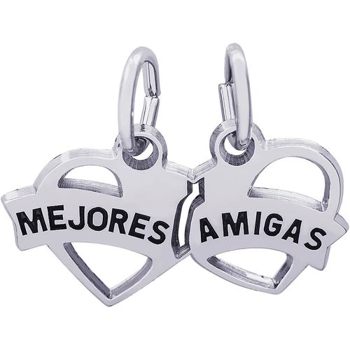 Mejores Amigas Charm - Sterling Silver - 10-8373