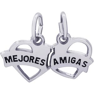 Mejores Amigas Charm - Sterling Silver - 10-8373