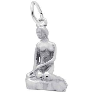Mermaid Charm Sterling Silver - 10-1431-0-SS