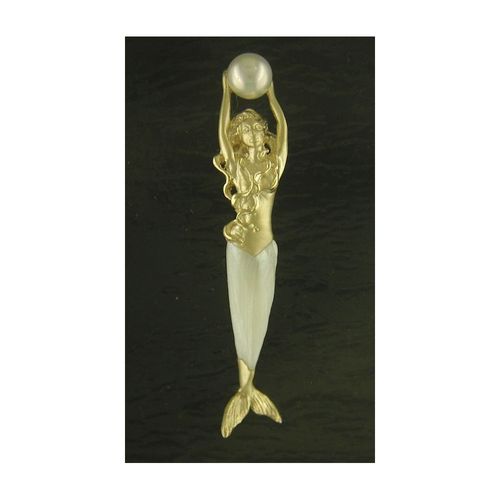 Mermaid Tahisha Pendant - 14K Gold  - SD-M050-14K