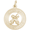 Merry Christmas Charm Gold Plated - 10-3893