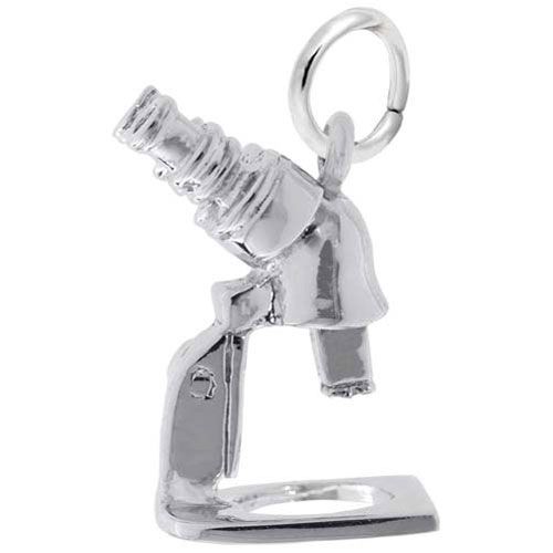Microscope Charm Sterling Silver - 10-1103-0-SS