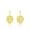 Monstera Dangle Earrings, Hawaiian Inspired  Earrings, FME-407