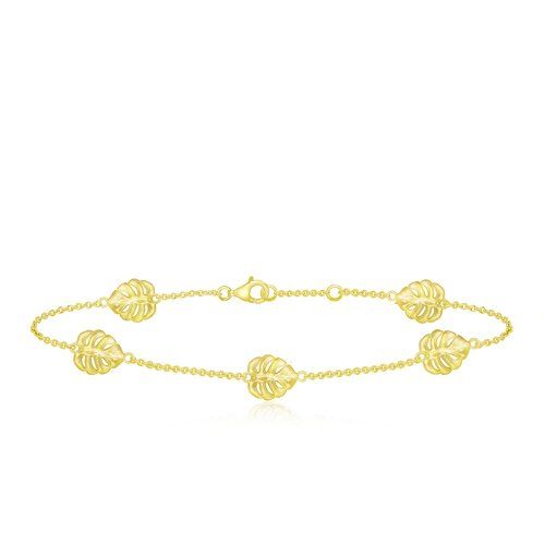Monstera Link Bracelet