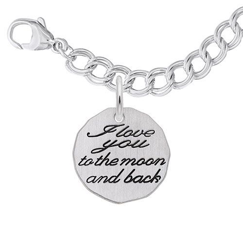 Moon And Back Bracelet Set  - Sterling Silver  - 27-1535-112-SS