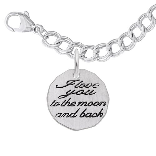 Moon and Back Charm Bracelet Set  - 27-1535-s