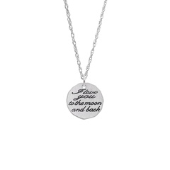 Moon And Back Necklace Set