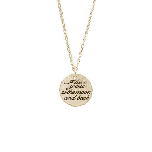 Moon And Back Necklace Set - Gold Plated - 29-1535-87-GP