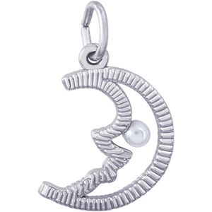 Moon Charm - Sterling Silver - 10-1505-s