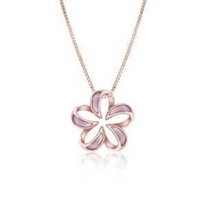 Mother of Pearl Floating Plumeria Pendant 15mm, Hawaiian Inspired  Pendant, PCP-0050/ RG