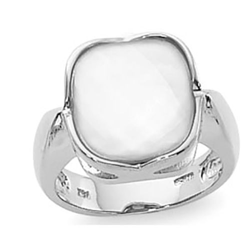 Mother Of Pearl Ring - Sterling Silver Size 7