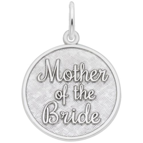 Mother of the Bride Charm - Sterling Silver - 10-1841-s