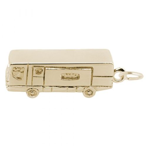 Motor Home Charm - Gold Plated - 10-1936-0-GP