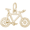 Mountain Bike Charm 10K Gold - 10-3362