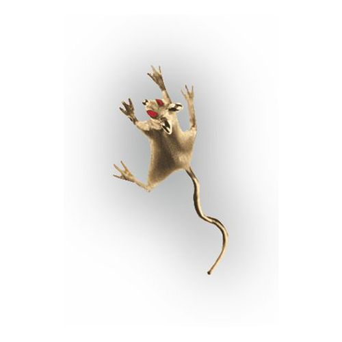 Mouse Pendant - 14K Yellow Gold