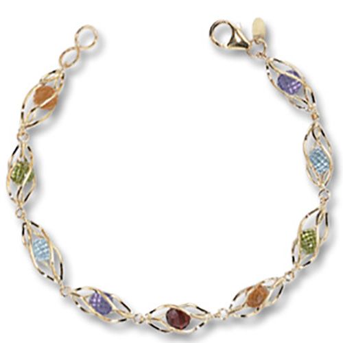 Multi Cage Bracelet - 14K Yellow Gold
