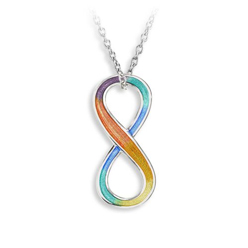 Multi Infinity Necklace, Sterling Silver - NN0505C