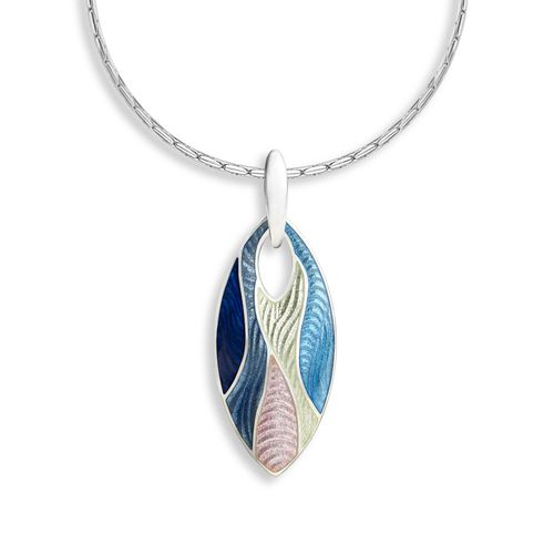 Multi Pink Rio Marquise Necklace, Sterling Silver - NN0487A