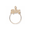 Music Staff Charm Holder 10K Gold - 43-0263