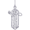 Music Staff Charm White Gold - 10-0925