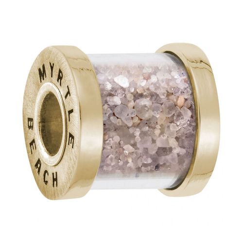 Myrtle Beach Sand Capsule Bead - 14K Gold - 10-8479-14kg