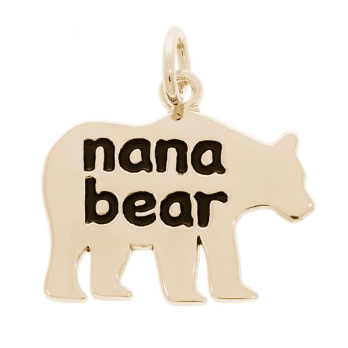 Nana Bear Charm - 10k Gold - 10-1912-0-10K