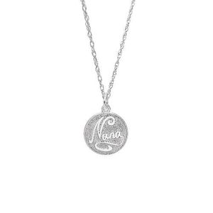 Nana Disc Necklace Set - Sterling Silver - 29-2428-87-SS
