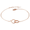 14kr Pln-twist Rings 9 Inch -10 Inch  Adjustable Anklet - 9024279RG