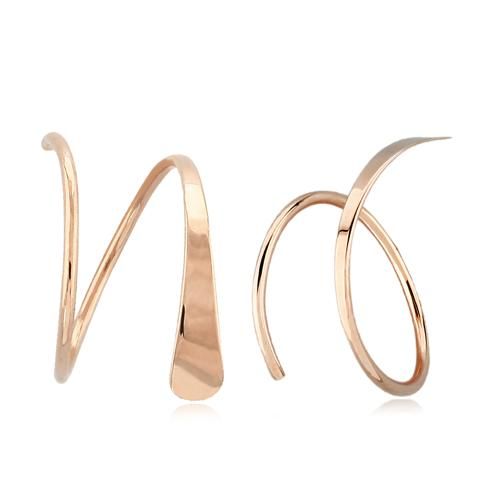 14kr Tappered Wire Cuff Earrings - 14322RG