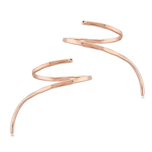 14kr Wire Weeve Climber Earrings - 14377HAMRG