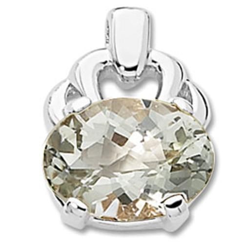 Oval Pendant - 80396pr-ss - Sterling Silver